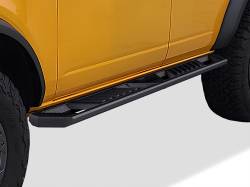 APS - APS A-Series Running Boards Black 21-25 Ford Bronco 4DR WB06ACA1M - Image 1