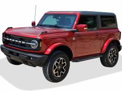 APS - APS A-Series Running Boards Black 21-25 Ford Bronco 2DR WB06ACA2M - Image 2