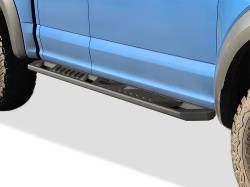 APS - APS A-Series Running Boards Black 15-25 F150/17-25 Super Duty Ext WB06AAH8M - Image 1