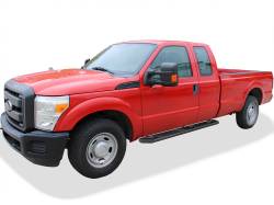 APS - APS A-Series Running Boards Black 99-16 Ford Super Duty Ext WB06AJJ3M - Image 2