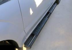 APS - APS S-Series Running Boards Black 15-25 F150/Super Duty Ext WB06SAH8B - Image 1