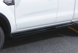 APS - APS S-Series Running Boards Black 19-23 Ford Ranger Extended WB06SCA3B - Image 1