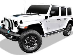 APS - APS S-Series Running Boards-Polish for 18-25 Wrangler JL 4DR WB10SAA1S - Image 2