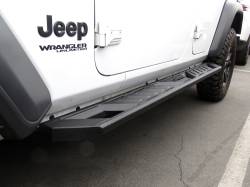 APS - APS A-Series Running Boards Black for Jeep Wrangler JL 4DR WB10AAA1M - Image 2