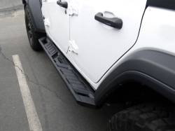 APS - APS A-Series Running Boards Black for Jeep Wrangler JK 2DR WB10AAJ6M - Image 2
