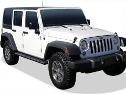 APS - APS S-Series Running Boards Black for 07-18 Wrangler JK 4DR WB10SAJ7B - Image 2