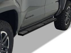 APS - APS S-Series Running Boards Black for 24-25 Tacoma Double WB20SAE8B - Image 1