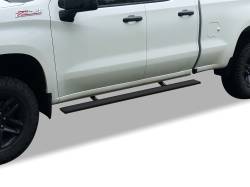 APS - APS W-Series Power Running Boards Black Silverado/Sierra Double PB03WBI5B - Image 2