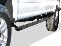 APS - APS W-Series Power Running Boards Black F150/Super Duty Crew PB06WAF6B - Image 1