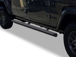 APS - APS W-Series Power Running Boards Black for 20-25 Gladiator JT PB10WAA5B - Image 1
