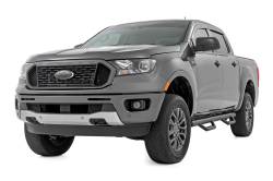 Rough Country Suspension Systems - Rough Country RCF1981CCB 3" Drop Step Nerf Bars Black for 19-25 Ford Ranger Crew - Image 2