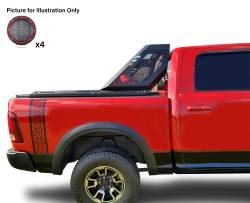 Black Horse Off Road - Black Horse VIRB07B-PLFR Vigor Roll Bar w/5.3" RED LED Black for 05-21 Frontier - Image 2