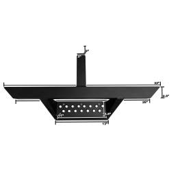 Black Horse Off Road - Black Horse IM-HSB IMPACT Hitch Step Black Universal - Image 2