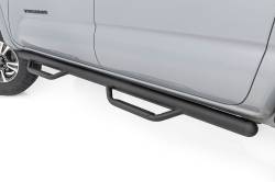 Rough Country Suspension Systems - Rough Country RCT0580CCB 3" Drop Step Nerf Bars Black for 05-23 Tacoma Double - Image 1