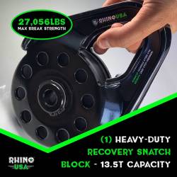 Rhino USA - Rhino USA RNO-SNTCH-BLCK Snatch Block - Image 2