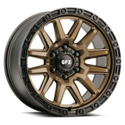 Voxx - Voxx D-127859 TR26 17x9 6-139.7 et0 CB106.2 Bronze w/Black Lip & Matte Black Bo - Image 1
