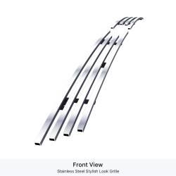 APS - APS Stainless Billet Grille-Polish 16-18 Chevrolet Camaro 1SS GR03FFC65S - Image 2