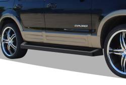 APS - APS IRunning Running Boards Black 02-05 Ford Explorer 4DR IB06RIB2B - Image 1