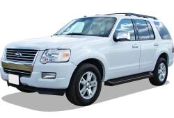 APS - APS IRunning Running Boards Black 06-10 Ford Explorer 4DR IB06RIB3B - Image 2