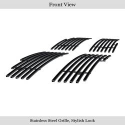 APS - APS Stainless Billet Grille Black for 04-06 Dodge Durango GR04FFD44J - Image 2