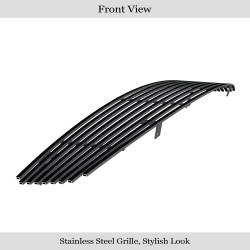 APS - APS Stainless Billet Grille Black for 03-07 G35 Coupe GR14HEF02J - Image 2