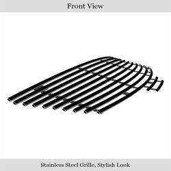 APS - APS Stainless Billet Grille Black for 07-09 Altima Sedan GR14HFD76J - Image 2