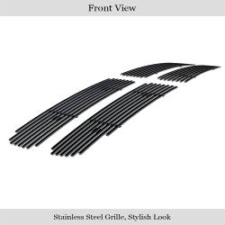 APS - APS Stainless Billet Grille Black for 02-05 Ram 1500/HD GR04FEG20J - Image 2