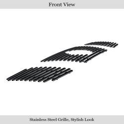 APS - APS Stainless Billet Grille Black for 04-07 Nissan Titan/Armada GR14FED12J - Image 2
