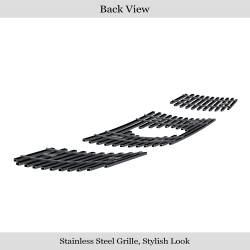 APS - APS Stainless Billet Grille Black for 04-07 Nissan Titan/Armada GR14FED12J - Image 3