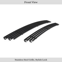 APS - APS Stainless Billet Grille Black for 02-04 Nissan Xterra GR14FED17J - Image 2