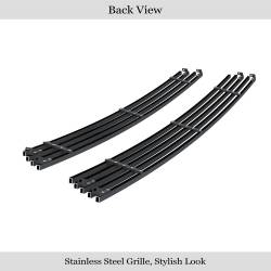 APS - APS Stainless Billet Grille Black for 02-04 Nissan Xterra GR14FED17J - Image 3