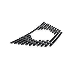 APS - APS Stainless Billet Grille Black for 09-10 Nissan Murano GR14FEE66J - Image 3