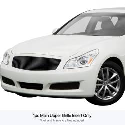 APS - APS Stainless Billet Grille Black for 07-08 G35 Sedan GR14HFH85J - Image 1