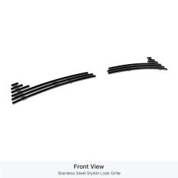 APS - APS Stainless Billet Fog Light Grilles Black 14-16 Chevy Impala LTZ GR03FEI47J - Image 2