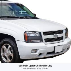 APS - APS Stainless Billet Grille Black 06-09 Chevrolet Trailblazer LT GR03FFD65J - Image 1