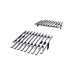 APS - APS Stainless Billet Fog Light Grilles Black 03-07 Cadillac CTS GR01FEH12S - Image 2