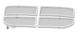 APS - APS Wire Mesh Grille-Polish for 07-11 Dodge Nitro GR04GFD73T - Image 2