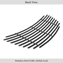 APS - APS Stainless Billet Grille Black for 03-04 Toyota Corolla GR20HEC86J - Image 3