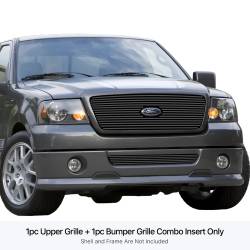 APS - APS Stainless Billet Grille Black 06-08 Ford F150 GR06FGH58J - Image 1
