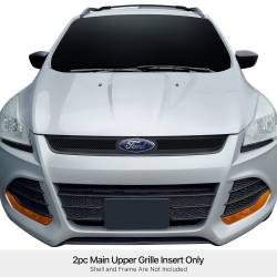 APS - APS Wire Mesh Grille Black 13-16 Ford Escape GR06GEB73H - Image 1