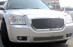 APS - APS Wire Mesh Grille-Polish for 05-07 Dodge Magnum GR04GGH70S - Image 1