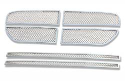 APS - APS Wire Mesh Grille-Polish for 05-07 Dodge Magnum GR04GGI82T - Image 2