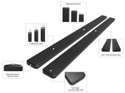 APS - APS IStep 5" Running Boards Black 02-05 Ford Explorer 4DR IB06EJH0B - Image 3