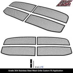 APS - APS Wire Mesh Grille Black for 06-08 Ram 1500/2500/3500 GR04GEG19H - Image 2