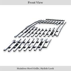 APS - APS GR14FFF41S Stainless Billet Grille Polish for 09-21 Nissan Frontier - Image 2