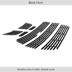 APS - APS GR03FAJ07J Stainless Billet Grille Black for 06-09 Chevy Trailblazer SS - Image 3