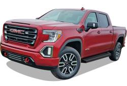 APS - APS IRunning Running Boards Black 19-25 Silverado/Sierra Crew IB03RAG1B - Image 2