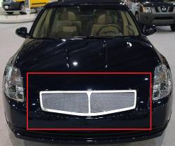 APS - APS Wire Mesh Grille-Polish for 04-06 Nissan Maxima GR14GED08T - Image 1