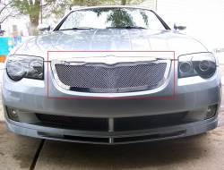 APS - APS Wire Mesh Grille-Polish for 04-08 Chrysler Crossfire GR18GFE25T - Image 1