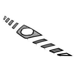 APS - APS Wire Mesh Grille Black for 09-10 Nissan Murano GR14GEE66H - Image 2